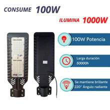 Viny Electric Lámpara de Alumbrado Publico Led 100w Suburbana Luz Blanca Ip65 para exteriores luminaria de Leds Para la Iluminación del Exterior