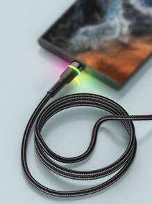 Essager 3A USB Type C 数据线 USB A 至 Type C 快速充电线 适用于手机 - 黑色 - 查看 3