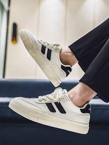 Baskets de sport casual à top bas respirants de mode pour hommes