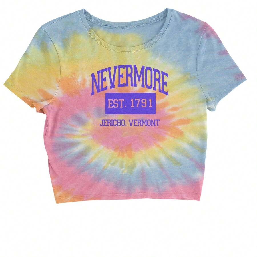 Nevermore Academy Wednesday Cropped T-Shirt - Eternity - View 1