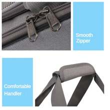 透气可拆卸宠物托运拉杆箱，便携式猫咪旅行行李包 - 彩色 - 查看 10