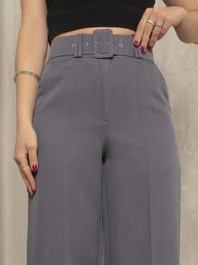 Women's Tailored Trousers - 灰色 - 查看 5