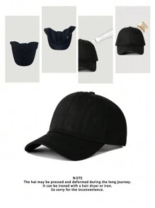 1 boné de beisebol ajustável e respirável com estampa "Chaafe Happy", chapéu de sol para golfe ao ar livre, chapéu de sol moderno com aba curva para mulheres e homens, adequado para todas as estações. - boné de baseball - Ver 9