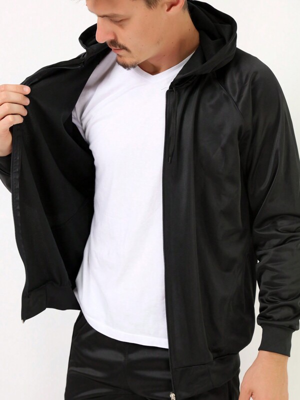 Jaqueta Masculina Flanelada com Capuz