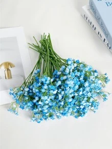 1 pieza/3 piezas/6 piezas/12 piezas Ramo de flores artificiales de Gypsophila, diseño de varios tallos, decoración floral realista de 28 cm, adecuado para bodas, San Valentín, cumpleaños, aniversario, hogar, escritorio, dormitorio, baño, decoración de habitaciones, otoño