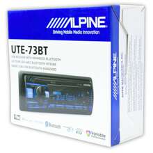 Autoestéreo 1 DIN Alpine UTE-73BT Android iOS Bluetooth USB - Multicolor - Ver 9
