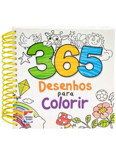 365 Desenhos para Colorir Happy