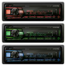 Autoestéreo 1 DIN Alpine UTE-73BT Android iOS Bluetooth USB - Multicolor - Ver 3