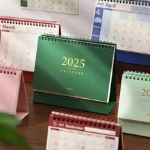 Lịch cơ bản sáng tạo 2024-2025, Lịch thiết kế đơn giản theo phong cách Ins-Style, Lịch tháng và năm, Trang trí bàn làm việc, Năm đầy đủ 2024 đến 2025 - Một cỡ - Xem 7