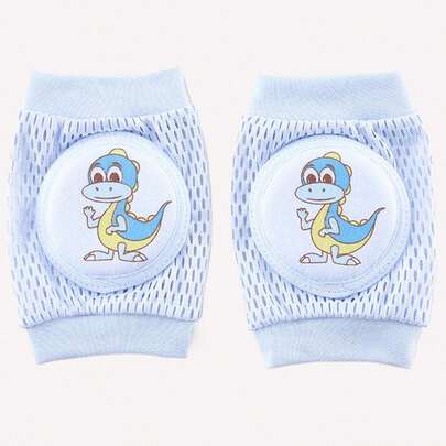 2 miếng đệm đầu gối chống trượt hình hổ cho bé khi bò