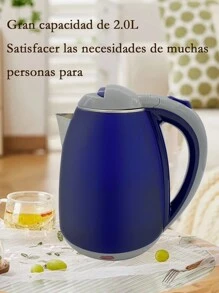 Electric Kettle, 2L Electric Tea Kettle, Stainless Steel Inner Layer, PP Outer Layer, Automatic Power-Off Protection - US A Type Plug(110-127V) - View 5