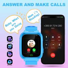Children's Smartwatch - Call,Camera,Video Recorder,Flashlight,Music Player,8 Game Kids Smart Watch- Great Gift For Kids Student Boys Girls Birthday Christmas,No Sim Card Included - 藍色 - 查看 5