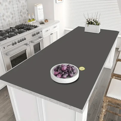 1pc Kitchen Countertop Mat, Soft Silicone Diatom Mud Rubber Anti-Slip Large Dinner Mat, Tabletop Protection Mat, Heat-Resistant Non-Slip Office Desk Protection Mat, Multi-Purpose Mat, Kitchen Essentials, Home Supplies