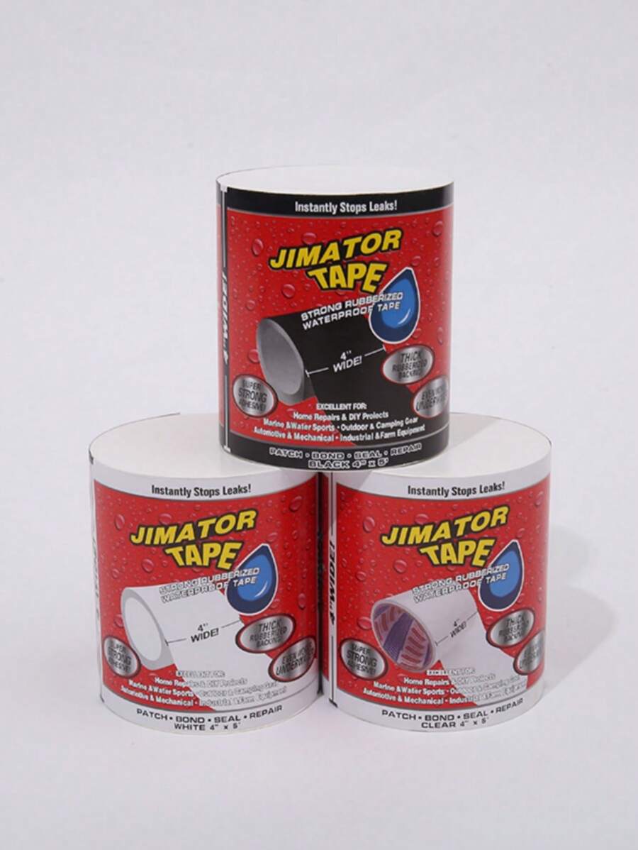 1pc Waterproof Tape For Leak Repair, Bucket Leak Sealing, Pipe Leak Sealing, Outdoor Garden Leaky Hose Adhesive, Pipe Adhesive, Leak Repair Sealant, Insulating Tape