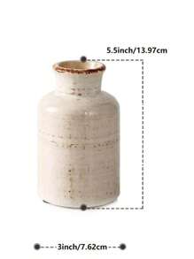 NJCHARMS 3pcs White Ceramic Vase Set, Flower Vase For Farmhouse Boho Home Decorative, Boho Vases For Kitchen, Bedroom, Office, Living Room, Bathroom, Shelf Centerpiece Table Decorations Festival Decoration Gifts Birthday Graduation Room Decor Glass Vase