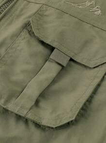 LEDUNTINO [Spring/Summer] Men's Fashion Zip-Up Casual Outdoor Fishing ...