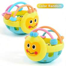 1 件新生儿玩具手抓球，可咬，早期教育和智力成长玩具 0-1 岁，OPP 袋包装 - 黃色 - 查看 9