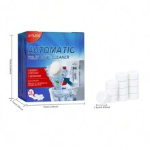 Toilet Tank Cleaner, Household Toilet Deodorizing & Stain Removing Descaling Effervescent Tablets - White - View 2