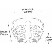 Foot Basin Pedicure Manicure Beauty Salon With Handle 33cm - 黑色 - 查看 2