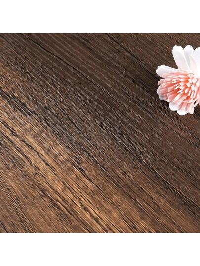 1Roll Bruin Wood Wallpaper Peel Stick Countertop Contact Paper Waterproof Countertops Kitchen Cabinet Self Adhesive Vinyl Bureau Counter Top 17.7"X393.7/196.8/118.1/39.3" view 8