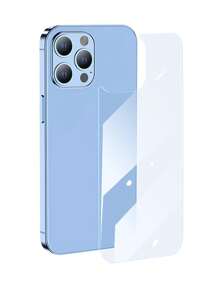 ZYONS Bộ 4 miếng dán cường lực mặt sau (2 miếng) + miếng dán cường lực mặt trước (2 miếng), chống rơi vỡ, chống trầy xước, tương thích với dòng 17 Pro Max/17 Air/16E/16 Plus/16 Pro/16 Pro Max/15/14/13/12/11/X/8/7 - 2 miếng dán mặt sau + 2 mặt kính trước - Xem 2