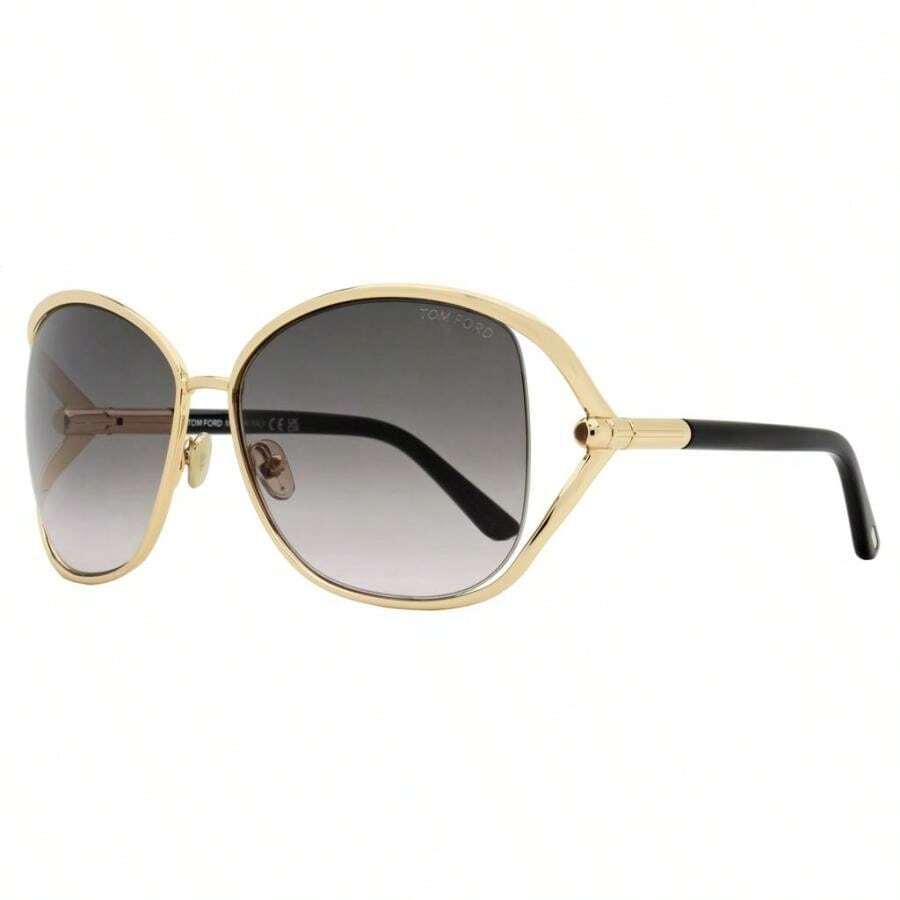Tom Ford Women's Marta Sunglasses TF1091 28B Gold/Black 62mm - 28b - 查看 1