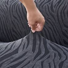 1 pièce Housse de canapé jacquard vague lavable toute saison, universelle et amovible, housse de protection anti-poussière gaufrée, décoration d'intérieur - 1 place : convient pour les canapés de 90-140 cm (35-55 po) de long / 2 places : convient pour les canapés de 145-185 cm (57-73 po) de long / 3 places : convient pour les canapés de 190-230 cm (74-90 po) de long / 4 places : convient pour les canapés de 235-300 cm (92-118 po) de long