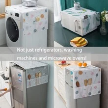 1 chiếc, Túi phủ chống bụi cho tủ lạnh gia đình, Túi đựng đồ, Túi treo phủ tủ lạnh, Không chỉ dùng được cho tủ lạnh, mà còn có thể dùng cho máy giặt, lò vi sóng (Do có nhiều màu sắc, vui lòng lưu ý rằng màu sắc được chọn ngẫu nhiên, có thể không giống trong hình), Túi, Túi sắp xếp, Túi đựng đồ, Đám cưới, Phong cách Y2K, Tiệc tùng - Nhiều màu - Xem 7