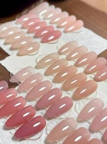 MISS SHAKA 10毫升日本人气冰感透明裸色凝胶指甲油，2026年新品，柔白裸粉，沙龙专供，美甲艺术，DIY居家美甲，女士及女孩美甲护理 - 彩色 - 查看 4