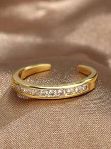 CIZME 2Pcs Gold/Silver Adjustable Toe Rings Beach Foot Jewelry For Women Open Toe Ring CZ Flower Love Toe Rings