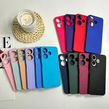 Velvet Skin Feel Phone Case For MI Redmi 13C Note 13 4G/5G Note 13 Pro 4G/5G Note 8 Note 9 A3 9A F5 POCO F5 Pro X5 Pro X6 X6 Pro M6 Pro 4G/5G Premium Quality - 深紫色 - 查看 3