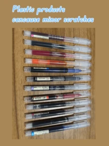 10pcs/Set Colorful Quick Drying Gel Ink Roller Ball Pens, 0.5mm Tips, Official Stationery Set, Great Gift For Writing, USA - Multicolor - View 9