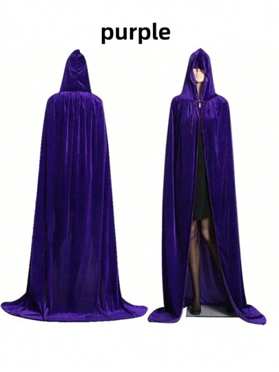1 件万圣节吸血鬼死亡长袍斗篷，适合成人、派对角色扮演、圣诞节