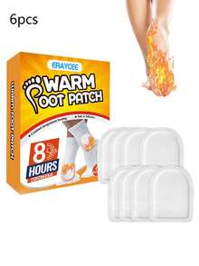 6pcs Portable One-Time Heating Foot Warmer Pads, Keeps Feet Warm In Winter
