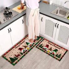 1 tấm thảm trang trí nhà cửa, thảm trang trí cho nhà bếp, phòng tắm, bồn rửa, phòng giặt ủi, trang trí nhà cửa - Nhiều màu - Xem 8