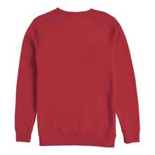 Men's Lost Gods Meowy Hissmas Sweatshirt - Red - View 3