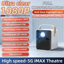 Máy chiếu thông minh Ultra-HD 5G mới 2024, Thích hợp cho gia đình, Phòng ngủ, Chiếu tường độ phân giải cao, Rạp hát tại nhà độ phân giải cao, Máy tính, Phản chiếu màn hình điện thoại di động, Thể dục, Văn phòng, Cắm trại ngoài trời, Phòng, Khóa học trực tuyến, Phòng khách, Ký túc xá , Sinh viên, Máy chiếu mini 4K - Phích cắm loại C của EU (220-240V) - Xem 3