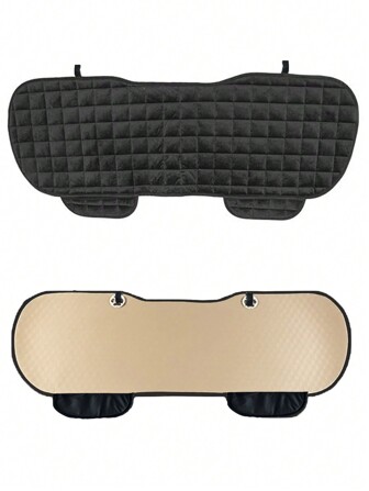 1 pieza Cojín de asiento trasero de coche guateado