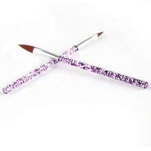 3支/5支装美甲彩绘笔，闪粉美甲刷，水晶美甲雕刻笔，双头美甲笔，亚克力美甲绘图笔，美甲工具，适用于美甲、家居DIY - 彩色 - 查看 6