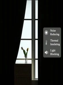 Estelar Textiler 1入組紫色臥室窗簾遮光窗簾房間客廳遮光窗簾