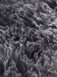 Juego de ropa de cama de 3 piezas de peluche de visón gris oscuro, suave y cómodo para el dormitorio o la habitación de invitados - Gris Oscuro - Ver 10