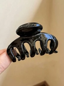 1/4 szt./zestaw Damska modna, lśniąca, czarna, biała, półprzezroczysta i galaretkowata spinka do włosów 6 cm/2,36 cala, elegancka, minimalistyczna, odpowiednia do codziennego użytku, na co dzień, na imprezę, dojazdy do pracy, na wakacje, do mycia twarzy i makijażu, dla kobiet, na jesień, na podróż, przybory do włosów, akcesoria damskie, artykuły do włosów, prezenty, podróże, prezenty dla kobiet, artykuły do włosów, wypełniacze do pończoch