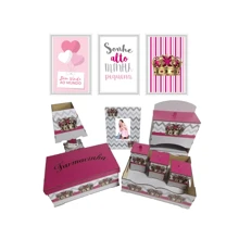 Baby Hygiene Maternity Kit With Trio Of Crown Decoration Frames - Màu Hồng baby - Xem 1