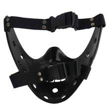 Collectible Hannibal Mask, Resin Craft Decor Item, Home Accessory, Black (Inspired By The Silence Of The Lambs Movie) - Black - View 9