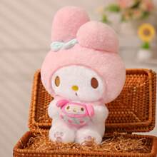 Miniso Sanrio My Melody 三明治饼干坐姿毛绒玩具 30 厘米/11.81 英寸超柔软彩色卡通可爱毛绒玩具适合生日、复活节、派对礼物、Kpop 毛绒玩具、دمى、Curomi - 粉色 - 查看 5