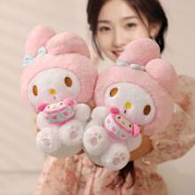 Miniso Sanrio My Melody 三明治饼干坐姿毛绒玩具 30 厘米/11.81 英寸超柔软彩色卡通可爱毛绒玩具适合生日、复活节、派对礼物、Kpop 毛绒玩具、دمى、Curomi - 粉色 - 查看 6