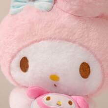 Miniso Sanrio My Melody 三明治饼干坐姿毛绒玩具 30 厘米/11.81 英寸超柔软彩色卡通可爱毛绒玩具适合生日、复活节、派对礼物、Kpop 毛绒玩具、دمى、Curomi - 粉色 - 查看 9