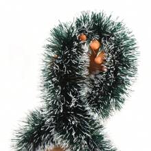 4m Grinalda de Natal Verde Artificial para Festa, Decoração de Casa, Enfeite de Árvore de Natal