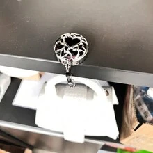 1 Pc Multiple Hearts Style Premium Foldable Handbag Bag Purse Hanger Table Hook Holder