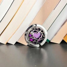 1 Pc Multiple Hearts Style Premium Foldable Handbag Bag Purse Hanger Table Hook Holder